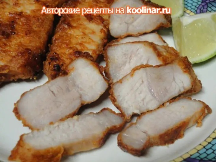 Жаренная свинина с чесночно-укропным соусом: шаг 8