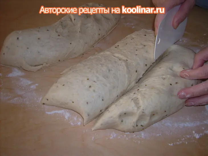 Булочки с семенами аниса "колоски" и "розочки": шаг 6