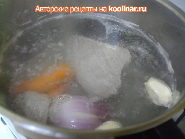 Нутовый суп с мясом и овощами.: шаг 2