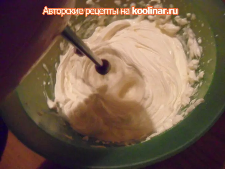 Яблочный десерт с крем-чизом "предновогодний" (дуэль): шаг 4