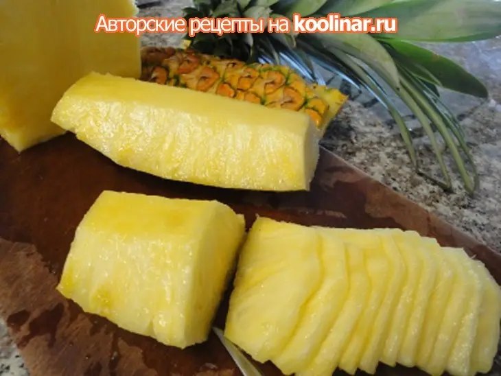 Ананасовый крем-чиз десерт: шаг 1