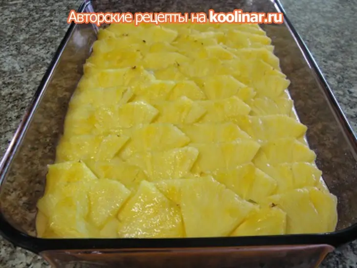 Ананасовый крем-чиз десерт: шаг 3