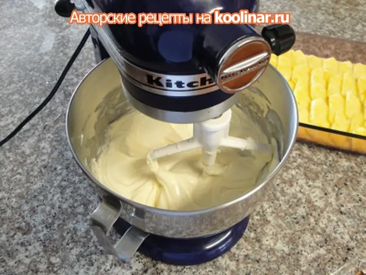 Ананасовый крем-чиз десерт: шаг 4