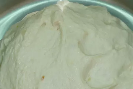 Томатный суп с гигантской фасолью и постными картофельными рогаликами + булочки с зеленым луком: шаг 17