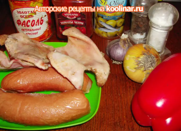 Фасоль с ушами в мультиварке: шаг 1