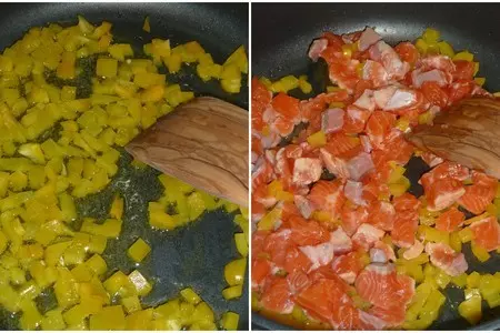 Ладья из сибаса, фаршированная  сырно-сливочным суфле с форелью (готовимся к новому году): шаг 9
