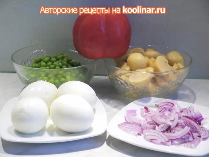 Рисовый салат с тунцом: шаг 2