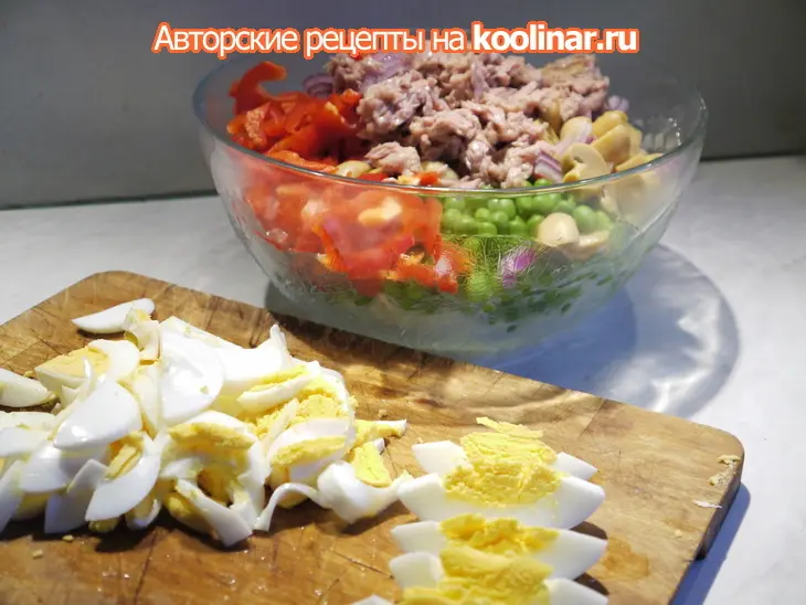 Рисовый салат с тунцом: шаг 3