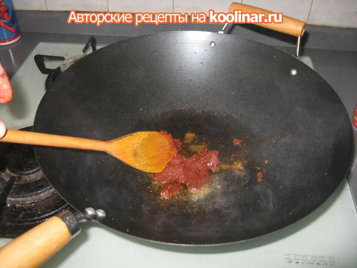 Рыбное филе с пастой карри и кокосовым молоком по-тайски: шаг 2