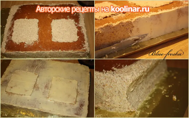 Торт портфель: шаг 2