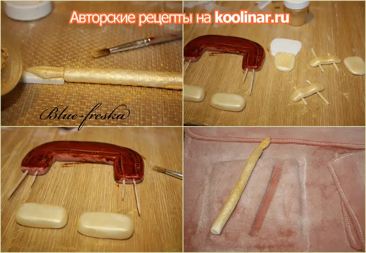 Торт портфель: шаг 6
