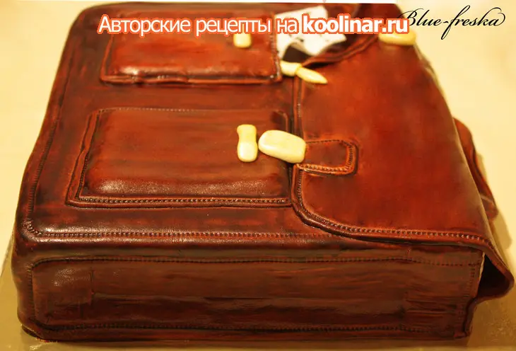 Торт портфель: шаг 9