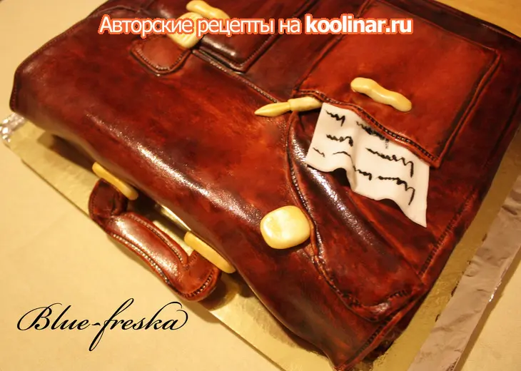 Торт портфель: шаг 11