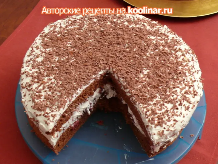 Вишнёвый торт (шварцвелдеркирш): шаг 2
