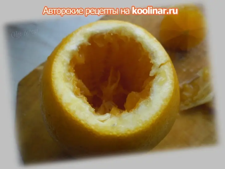 Десерт "барон апельсин": шаг 1