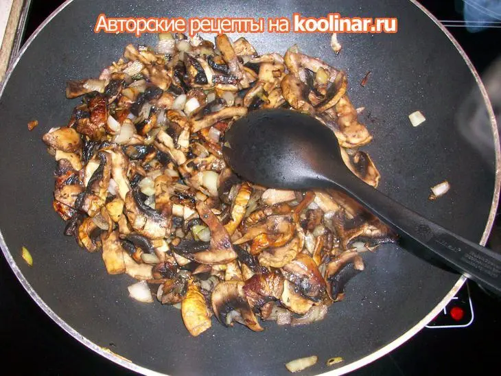 Вкуснейший гарнир с тыквой и грибами.: шаг 7