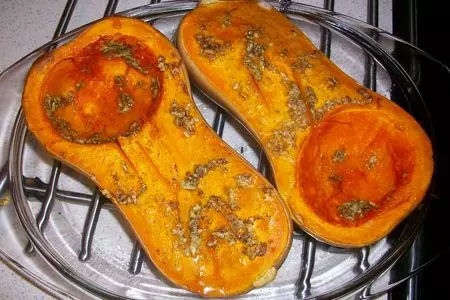 Вкуснейший гарнир с тыквой и грибами.: шаг 8