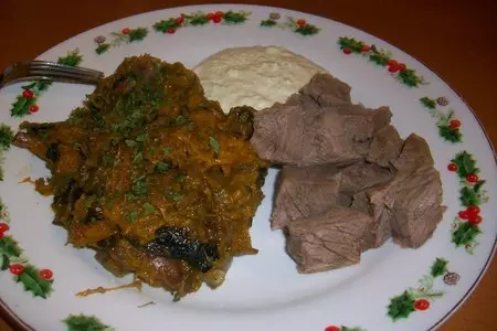 Вкуснейший гарнир с тыквой и грибами.: шаг 12