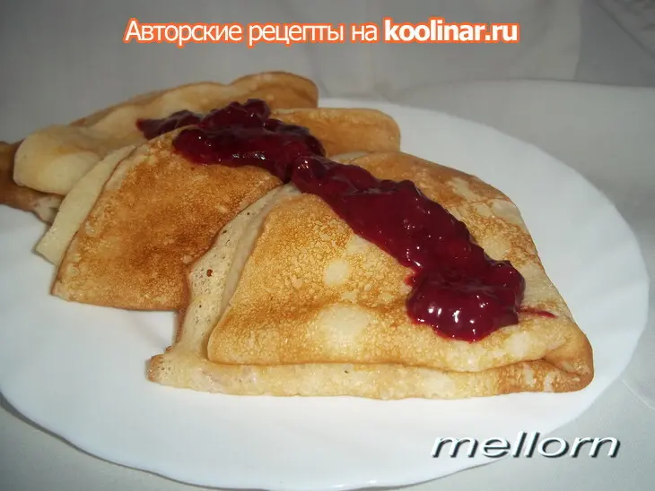 Сладкие блинчики со смородино-шоколадным джемом: шаг 8