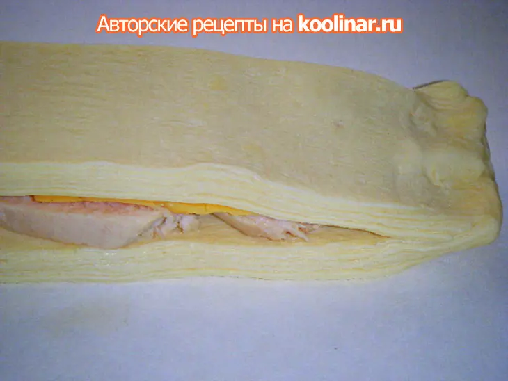 Спиральки из слоёного теста ,или быстрый перекусон: шаг 3