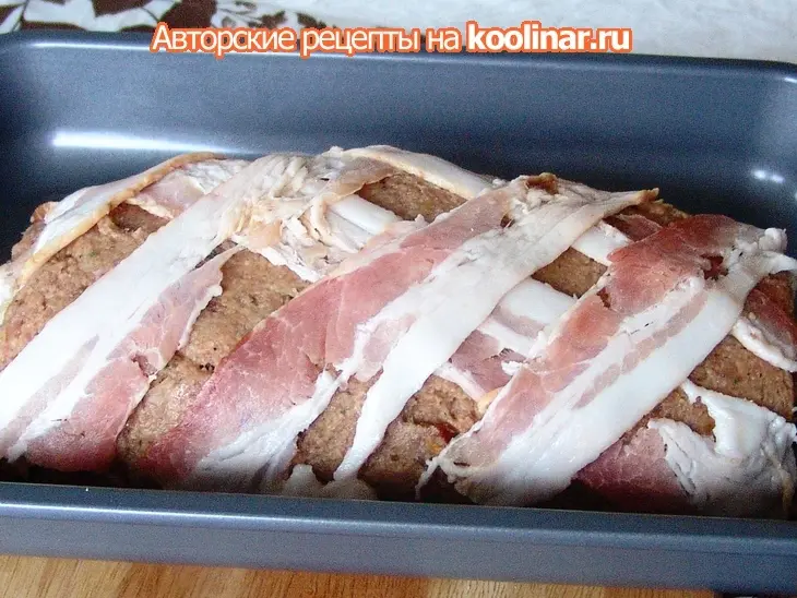 Индюшиный рулет с беконом, сушеными томатами и каперсами: шаг 6