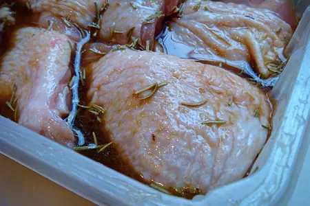 Запечённая курочка с розмарином: шаг 2