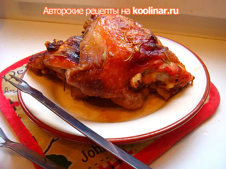 Запечённая курочка с розмарином: шаг 3