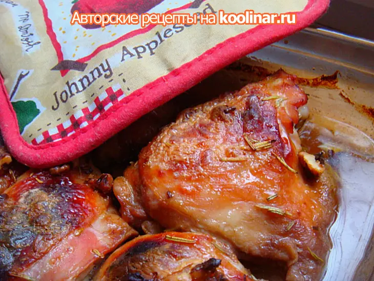 Запечённая курочка с розмарином: шаг 4