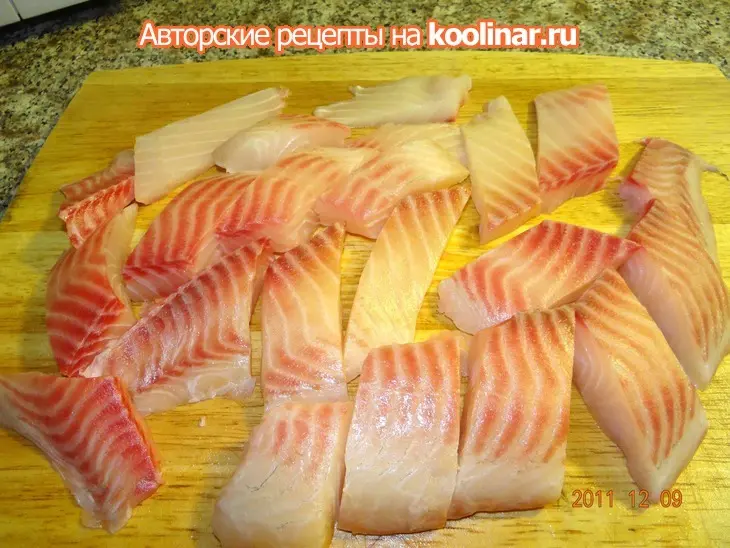 Тилапия жареная, с соусом: шаг 1