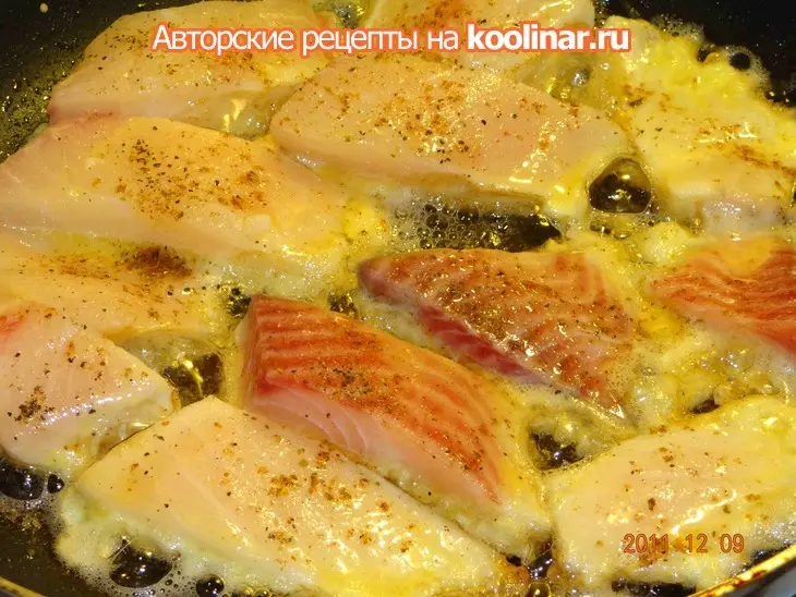 Тилапия жареная, с соусом: шаг 3