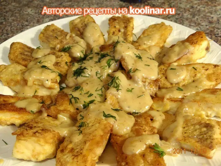 Тилапия жареная, с соусом: шаг 9