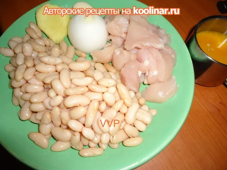 Фасолевые котлеты: шаг 1