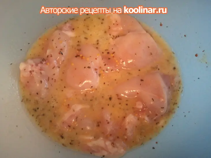 Филе курицы с почти "дьявольским" соусом: шаг 1