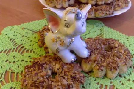 Печенье "кольца с арахисом": шаг 13