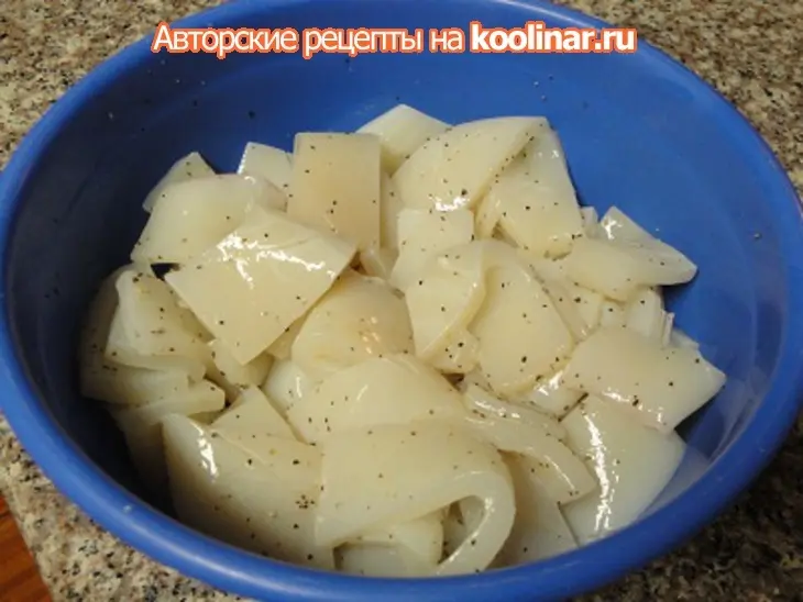 Кальмары по балинезийски: шаг 2