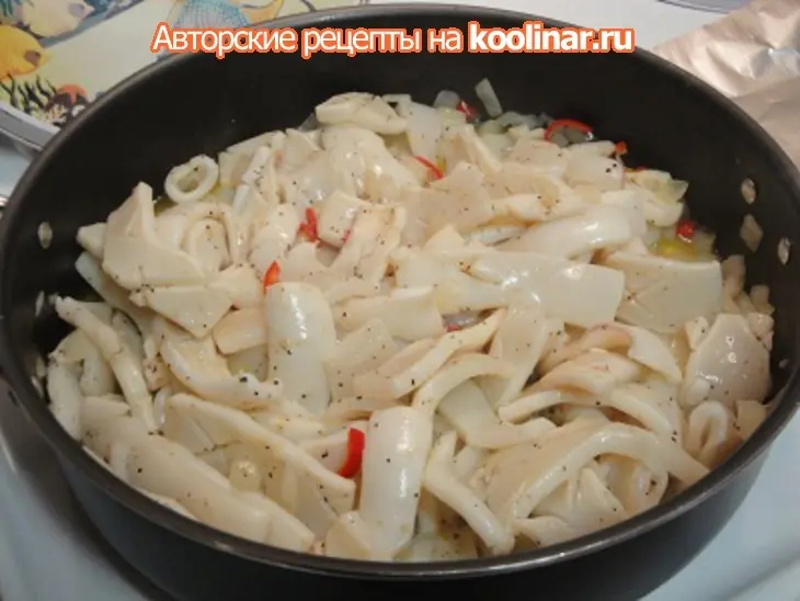 Кальмары по балинезийски: шаг 4