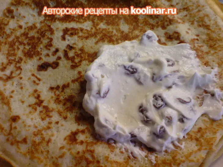 Блинчики с рикоттой и клубничным соусом: шаг 7