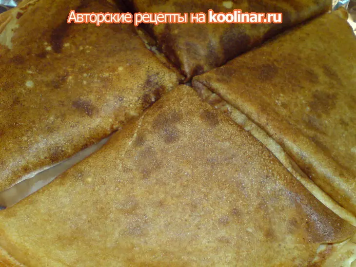Блинчики с рикоттой и клубничным соусом: шаг 8