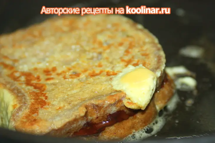 Любимые тосты детей...с шоколадом!!!: шаг 2