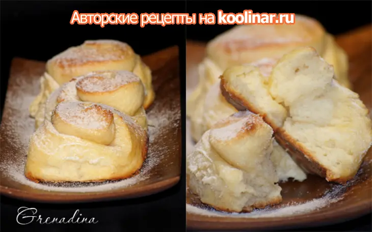 Сдобные пышные булочки: шаг 1