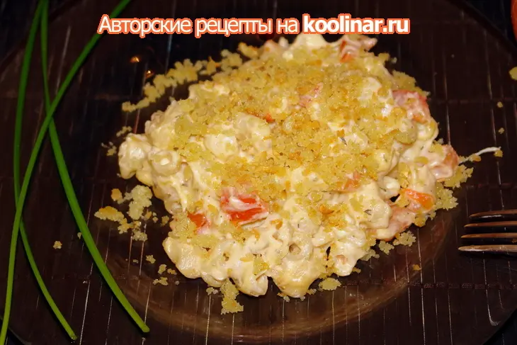 Маккерони с хлебными крошками: шаг 10