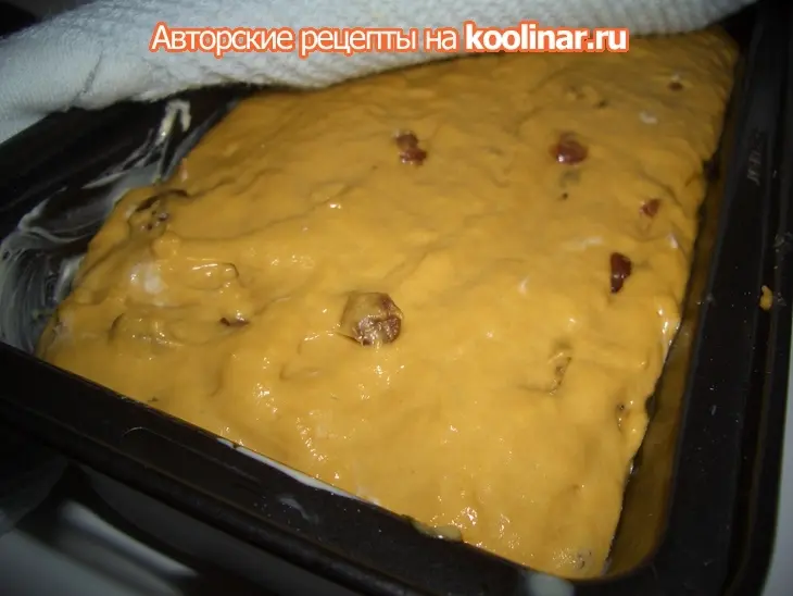 Кофейный хлеб к чаю: шаг 5