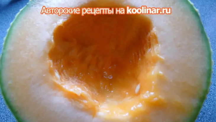 Итальянские мотивы. пармская ветчина с дыней: шаг 1