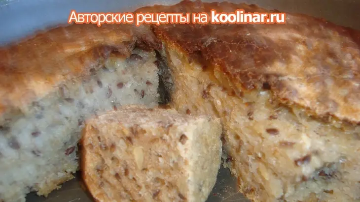 Хлеб с семенами, семечками и изюмом на итальянской закваске вiga: шаг 2