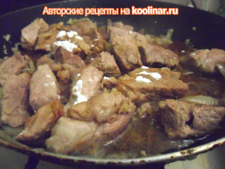 Свинина в сливочно-имбирном соусе: шаг 4