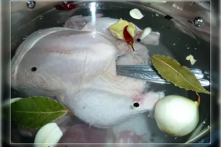 Курица - из "кристально-чистой" да в куры-"подшофе"!: шаг 7