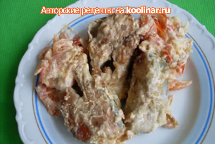 Горбуша в сливочном соусе: шаг 6