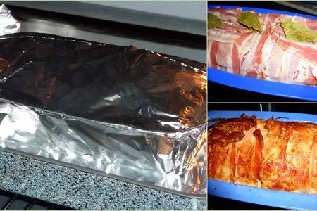 Мясной рулет с начинкой: шаг 2