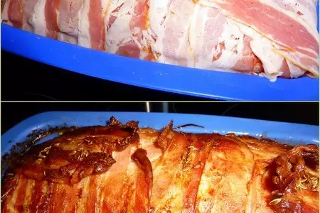 Мясной рулет с начинкой: шаг 3