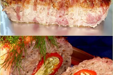 Мясной рулет с начинкой: шаг 4